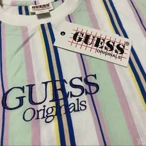 Guess Shirts Guess Originals Pacsun Gibson Stripe Tshirt Short